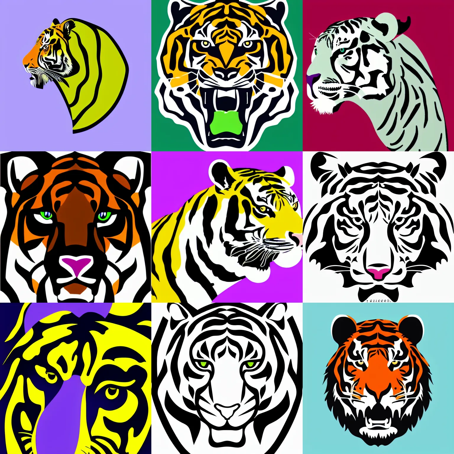 Roaring Tiger Logo Design Vector Illustration Stock Vector (Royalty Free)  2334043057 | Shutterstock