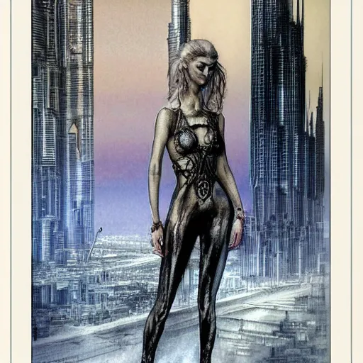 Image similar to gta : dubai by luis royo