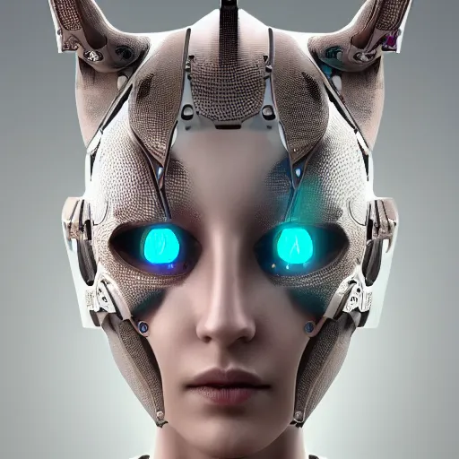 Prompt: beautiful eva elfie biomechanical goddess woman, chimeric organism, pale skin, organic polycarbon, full frontal portrait, ex machina, highly detailed, transhumanist, mendelbrot fractal, ray tracing, hyperdetailed, hyperrealistic, trending on artstation, oppai cyberpunk, octane render, hdr, uhd 4k