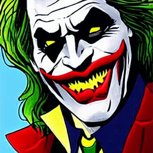 Image similar to batman as the joker