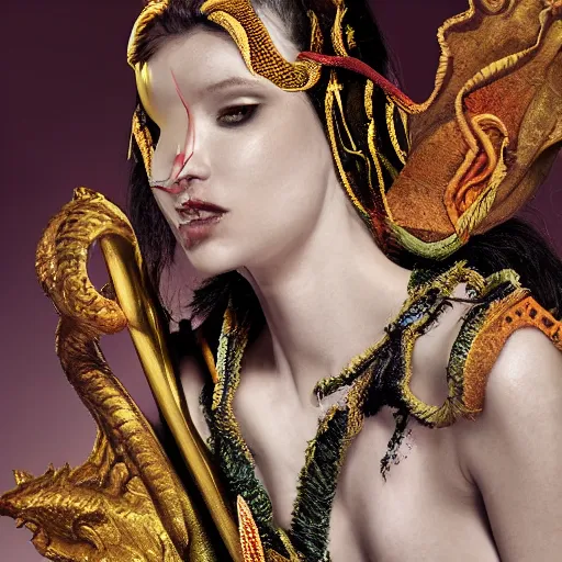 Image similar to naga by anna forsterling, saul bromberger, hoang long ly, yulia nevskaya, suzanne engelberg, dale odell,