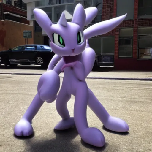 Image similar to MewTwo in Newark