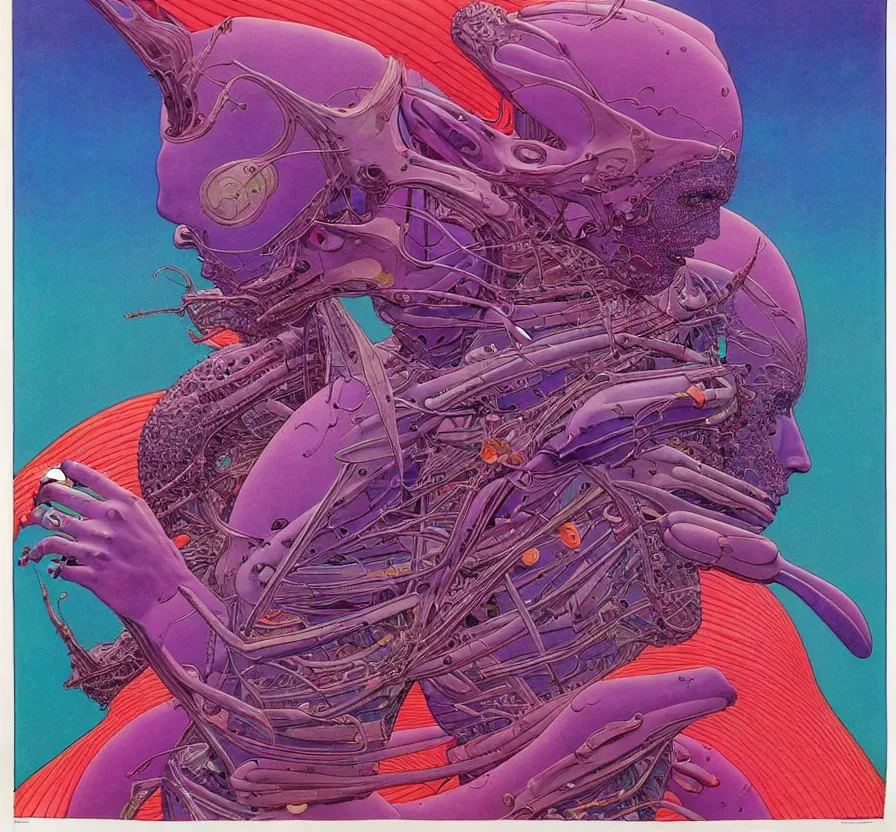 Prompt: ( ( ( ( pain ) ) ) ) by mœbius!!!!!!!!!!!!!!!!!!!!!!!!!!!, overdetailed art, colorful, artistic record jacket design