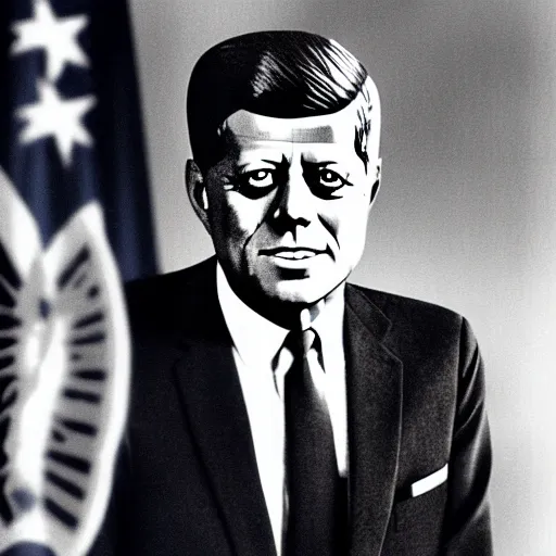 Prompt: robotic jfk