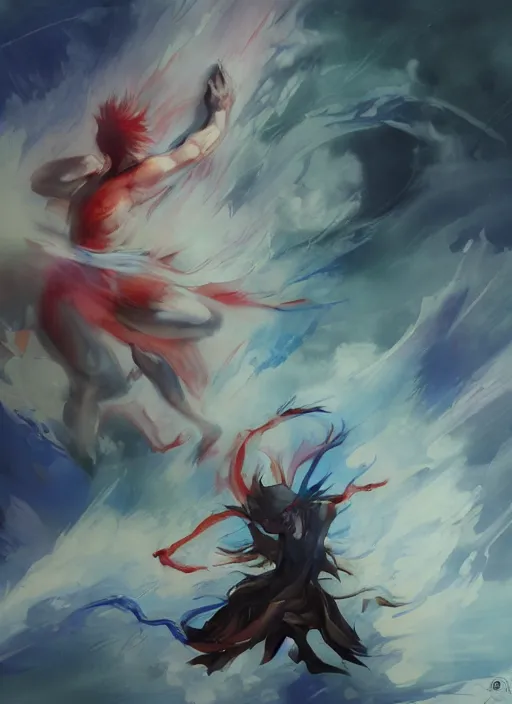 Prompt: surreal gouache gesture painting, by yoshitaka amano, by ruan jia, by Conrad roset, by good smile company, detailed anime 3d render of a gesture draw pose for Saint Seiya, portrait, cgsociety, artstation, gesture draw, rococo mechanical, Digital reality, sf5 ink style, dieselpunk atmosphere, gesture drawn