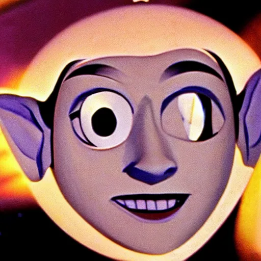 Prompt: a screencap of Jonny Quest (1965), Majora's Mask