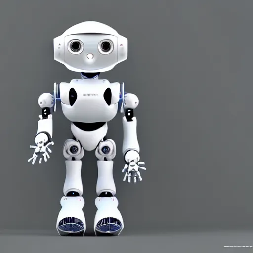 Prompt: 3D Kid Robot, by Tzeho Lai, rending Bobo, Tzeholai, Zmonzheng, smoth, concept art, Trend on Behance Illustration