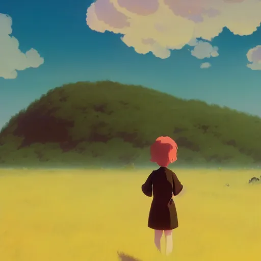 Image similar to i wandered lonely as a cloud, detailed, cory loftis, james gilleard, atey ghailan, makoto shinkai, goro fujita, studio ghibli, rim light, exquisite lighting, clear focus, very coherent, plain background