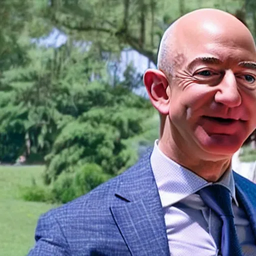 Image similar to jeff bezos as professor charles xavier in xmen movie