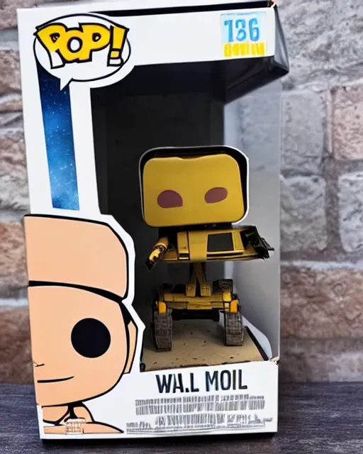 Image similar to Wall-E Funko Pop with package