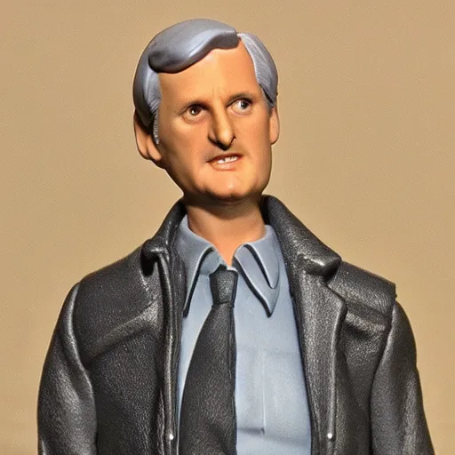 Image similar to 5 inch figure of alan alda as hawkeye from mash, toy, realistic, studio lighting