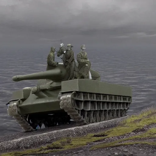 Prompt: Churchill conquers Northern Ireland, hyper realistic, 8k, cinematic