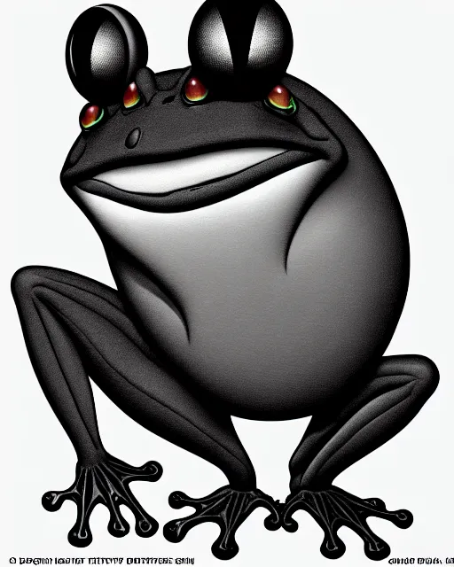 Prompt: sinister old frog character portrait, by don bluth, highly detailed, dynamic shadows, 4 k, wallpaper - 1 0 2 4