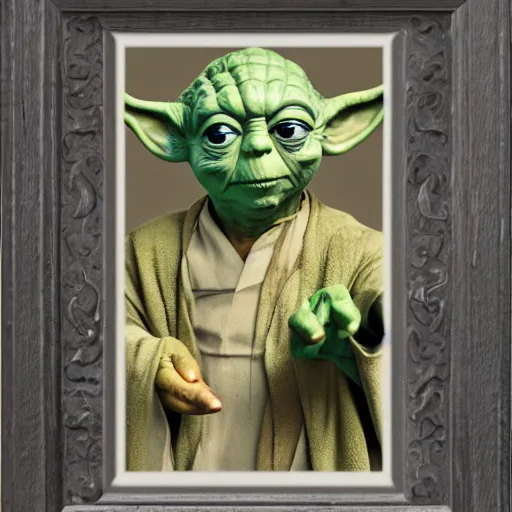 Image similar to Sale Goodman, yoda, photographic