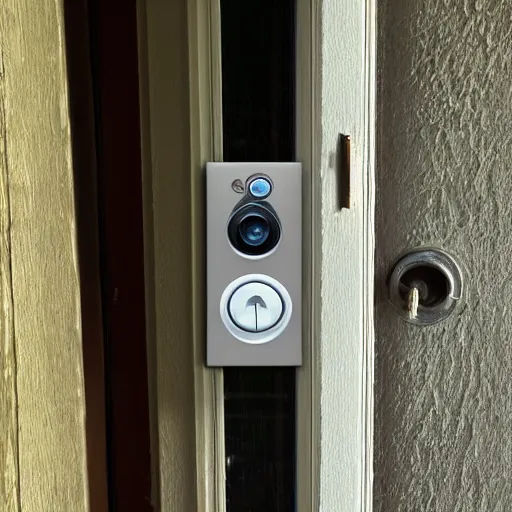 Prompt: ring doorbell snapshot of a sasquatch