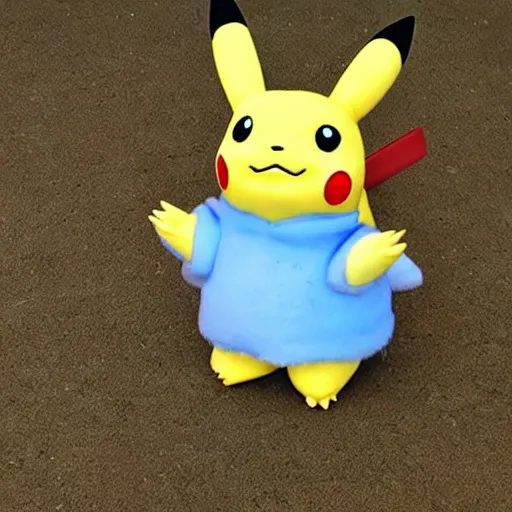 Image similar to an ice Pikachu