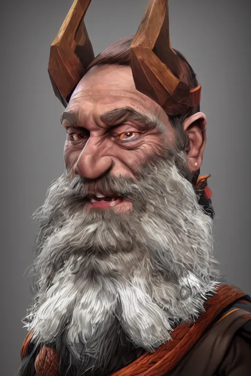 Image similar to a portrait of my next DND dwarf character , concept art, DND, trending on artstation 3D.