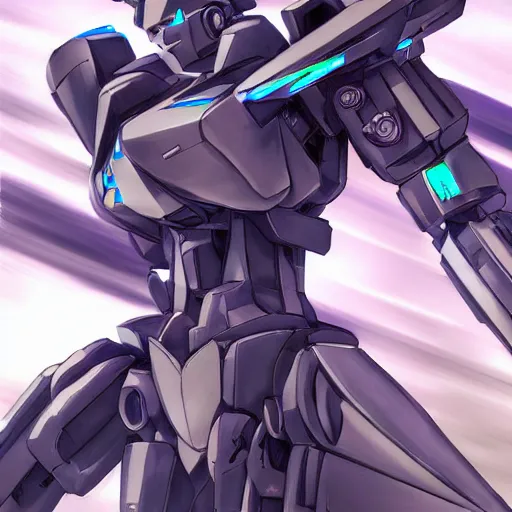 Image similar to Masamune Shirow style mecha power suit desigsn trending on art station