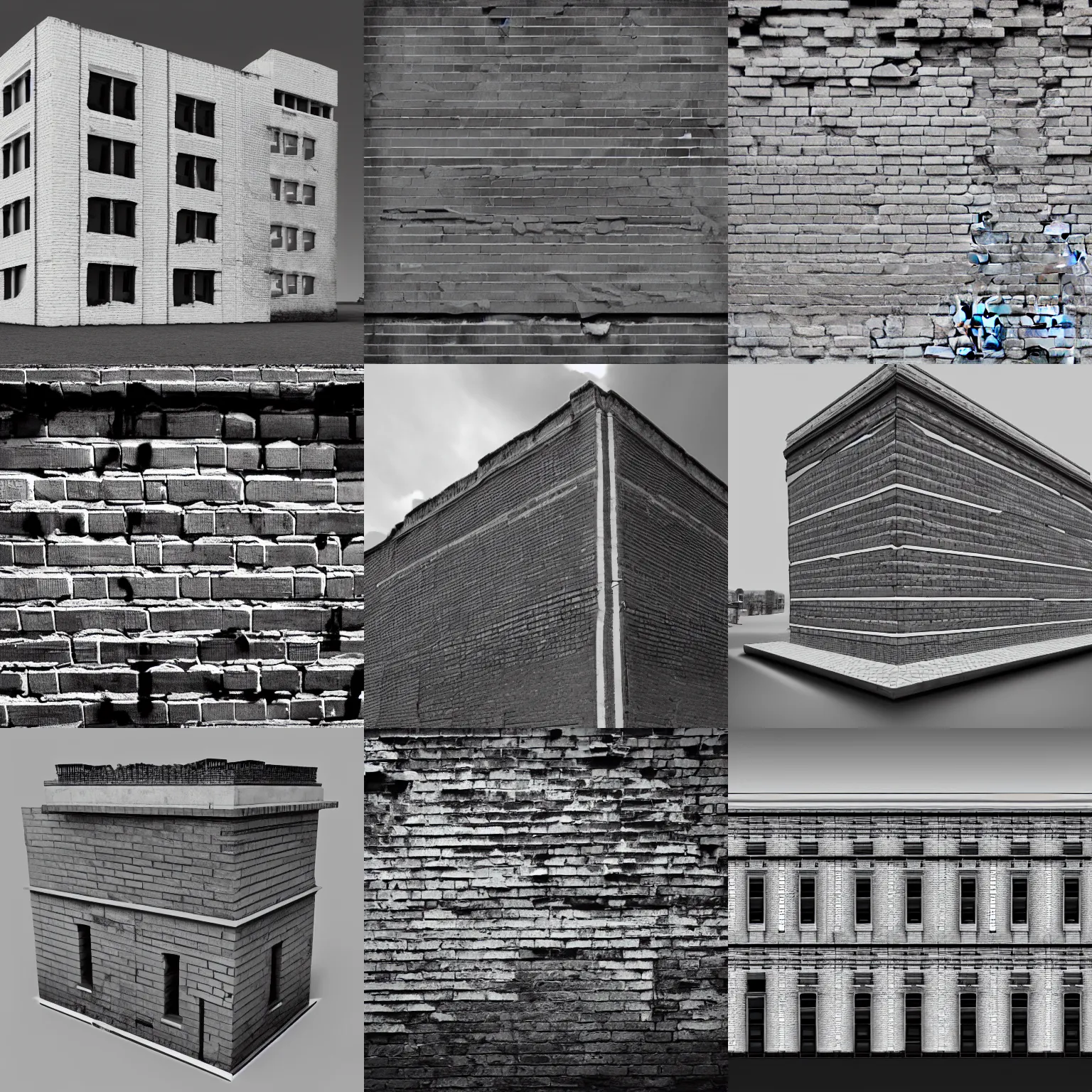 Prompt: bricked building, ambient occlusion