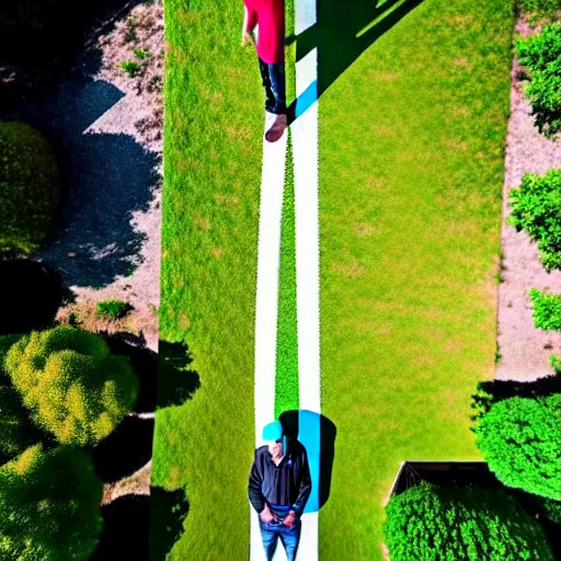 Image similar to drone images of the tallest person ever