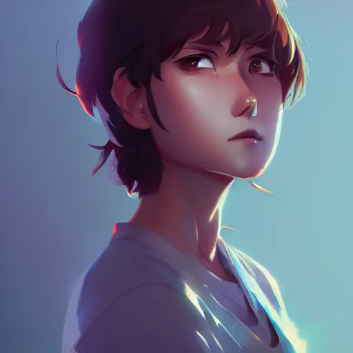 Prompt: tom middleditch, portrait shinkai makoto studio ghibli studio key hideaki anno sakimichan stanley artgerm lau rossdraws james jean marc simonetti elegant highly detailed digital painting artstation pixiv