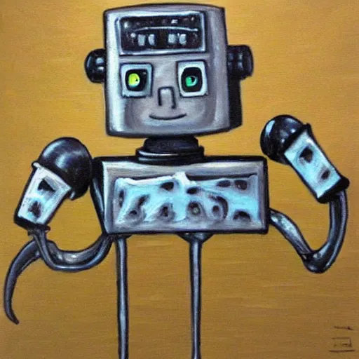 Image similar to random, robot art