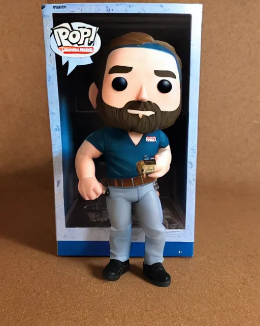 Image similar to A Tim Allen the Toolman Funko Pop. Photographic, photography