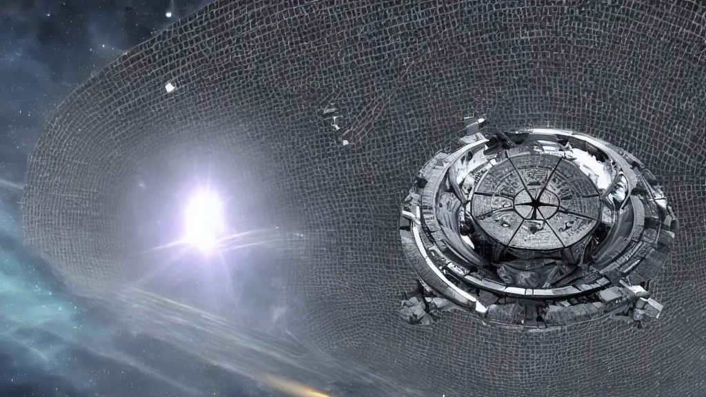 Prompt: dyson sphere space technological technology. julian faylona