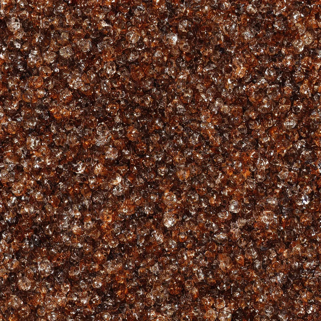 Prompt: brown crystal texture, 8 k, photorealistic, ultra realistic, hyperrealistic