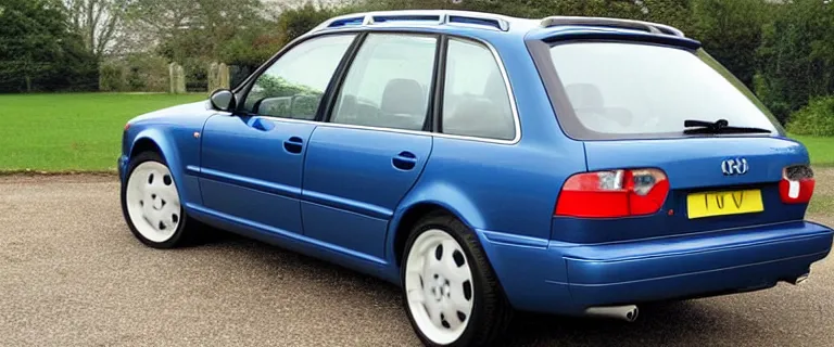 Image similar to Beater Denim Blue Audi A4 B6 Avant (2002), created by Barclay Shaw