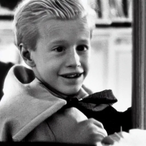 Image similar to joe biden as a child in home alone movie