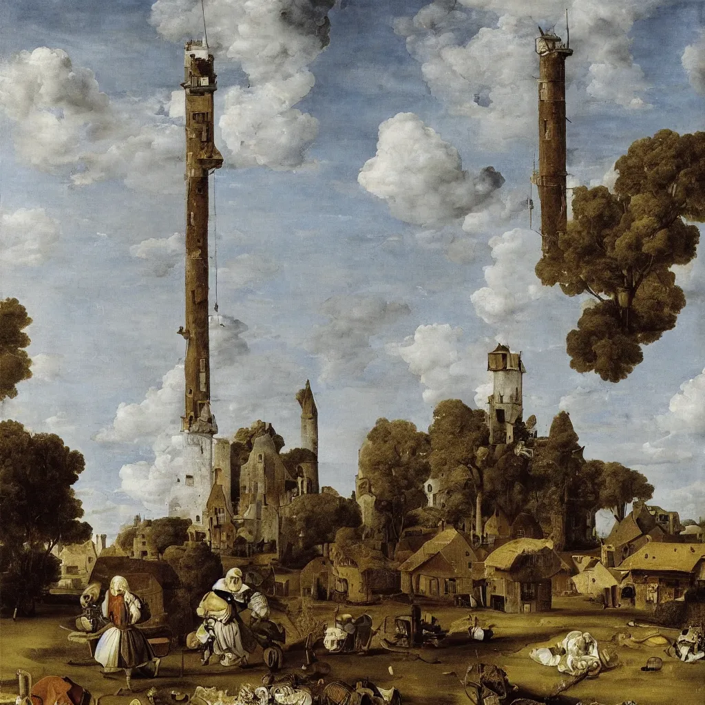 Prompt: a single! colorful!! fungus tower clear empty sky, a high contrast!! ultradetailed photorealistic painting by pieter claesz and giorgio de chirico, hard lighting, masterpiece