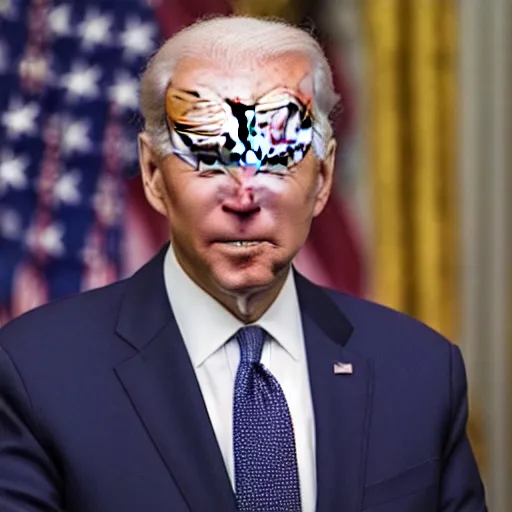 Prompt: biden and trump combined into one person