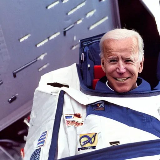 Image similar to joe biden in the the space shuttle challenger disaster