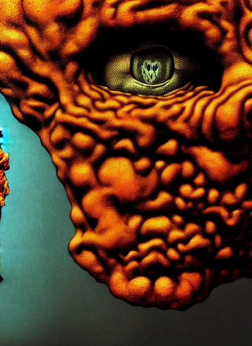 Prompt: detailed image of Corben by richard corben, rich deep colors. masterpiece . intricate artwork, very coherent symmetrical artwork, cinematic, hyper realism, high detail, octane render, unreal engine, 8k, Vibrant colors, Smooth gradients, High contrast, depth of field. by Katsuhiro Otomo, full body character drawing, inspired by Evangeleon, clean ink detailed line drawing, intricate detail, extremely detailed.