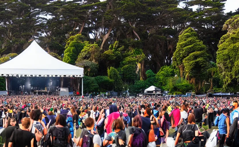 Image similar to a music festival in golden gate park