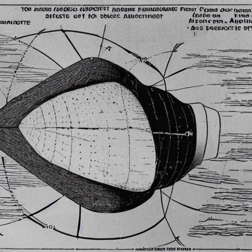 Image similar to diagram of a spaceship in form of giant asteroid