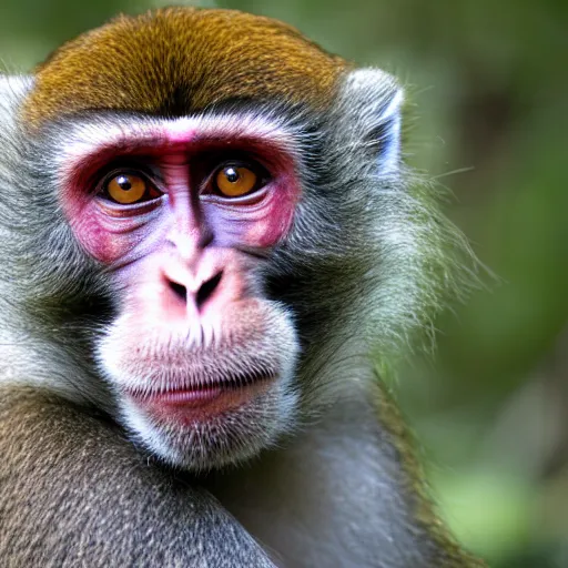 Image similar to Macaque with joker face