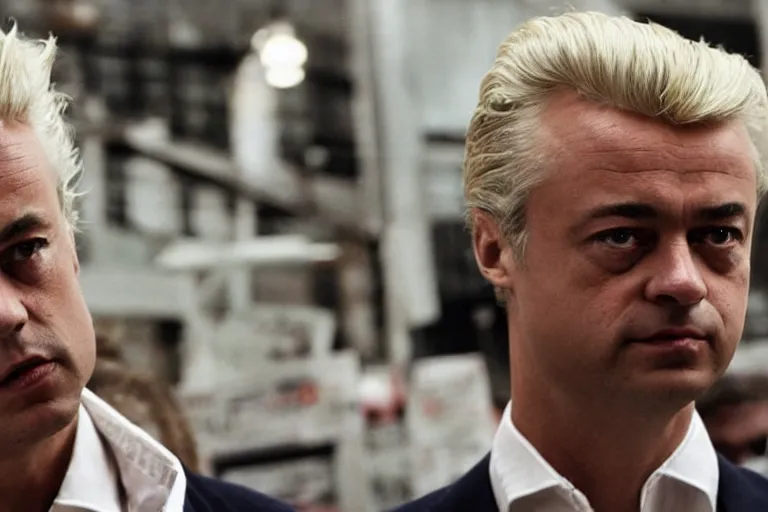 Prompt: Geert Wilders in Fight Club