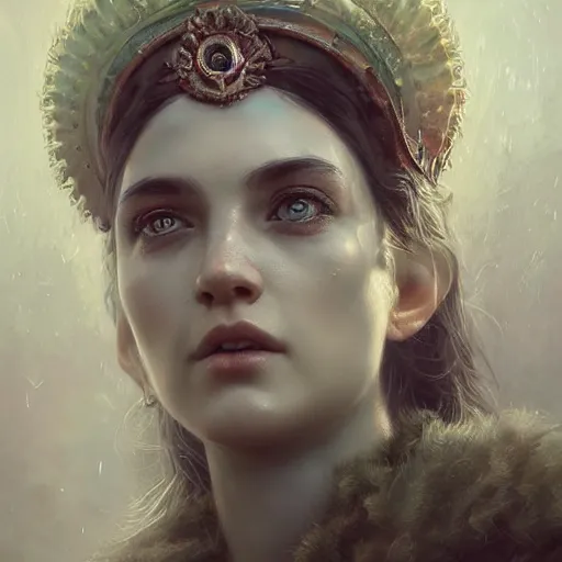 Image similar to photo realistic image of a goddess, stunning 3 d render inspired art by istvan sandorfi and greg rutkowski, perfect facial symmetry, realistic, highly detailed attributes and atmosphere, dim volumetric cinematic lighting,