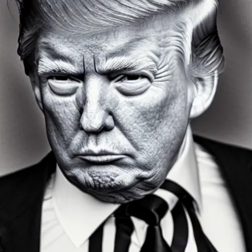 Prompt: a medium - shot still of donald trump in dictator gear looking into the distance, by h r giger, natural light, photography, photorealistic by terry richardson