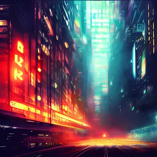 Prompt: blade runner 2 0 7 7, digital painting, ultra detailed, cinematic, dynamic, photorealistic