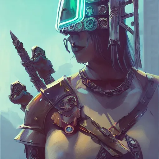 Image similar to cyberpunk viking helmet mask warrior goddess robot ninja fantasy, art gta 5 cover, official fanart behance hd artstation by jesper ejsing, by rhads, makoto shinkai and lois van baarle, ilya kuvshinov, ossdraws