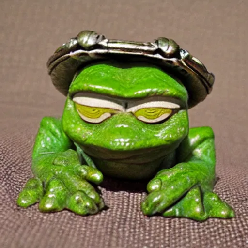 Image similar to pre - columbian pepe the frog jewelry