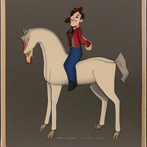 Image similar to an anthropomorphic horse character