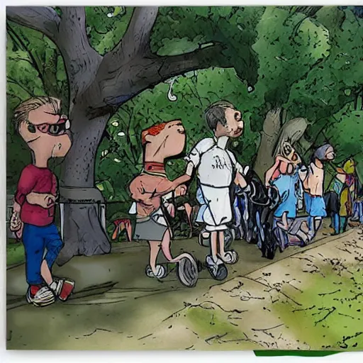 Image similar to a walkcycle by richard williams