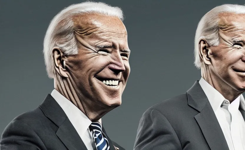 Image similar to joe biden in skyrim, digital art