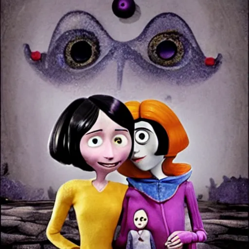 Image similar to coraline jones and the other mother