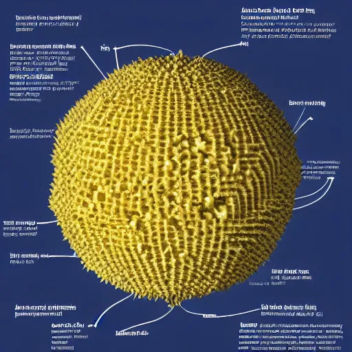 Image similar to an Dyson sphere made of cheese scientific theory simulation