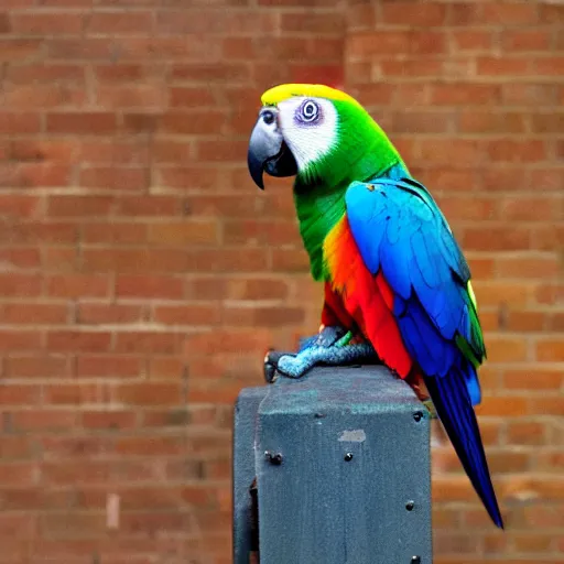 Image similar to hairy parrot